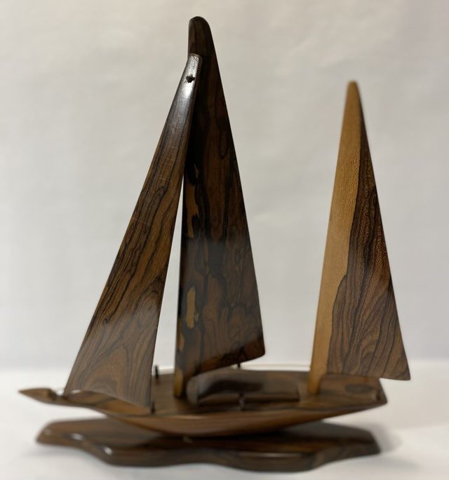 Exotic Wood Sailboat (1 of 5)