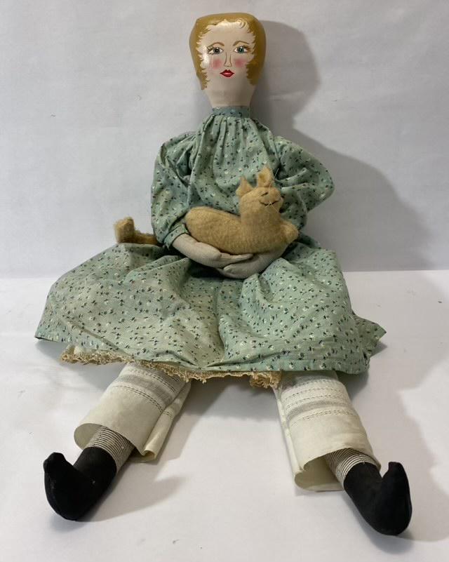 Doll with Paper Mache Head (1 of 4)