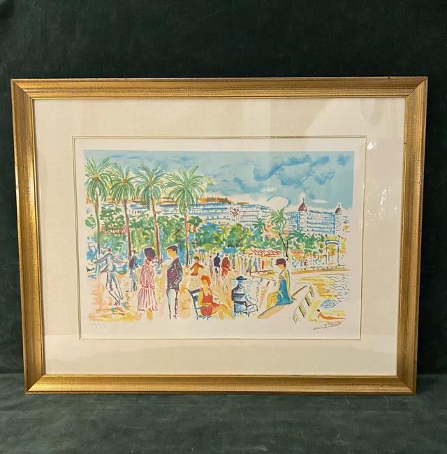 Jean Claude Picot Limed Edition Lithograph (1 of 5)