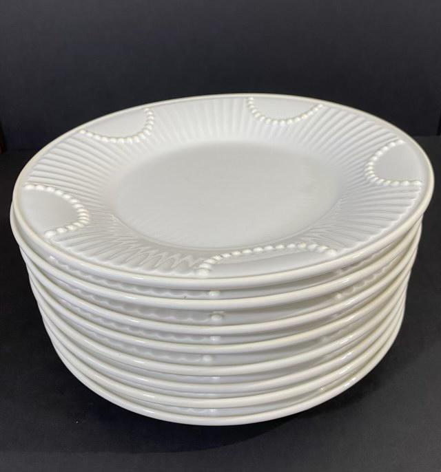 Set of 8 Lenox Butler's Pantry Plates 9.25": 8 Lenox Butler's Pantry 9.25" plates, all excellent