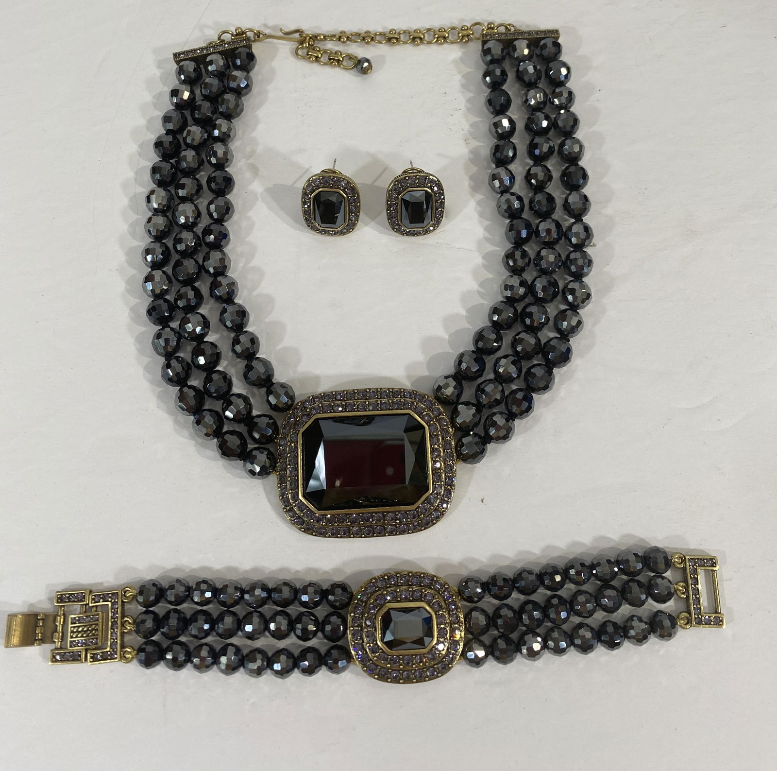 Heidi Daus Jewelry Set - Black/Lavender (1 of 8)