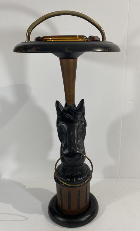 Vintage Horse Head Ashtray Stand (1 of 5)