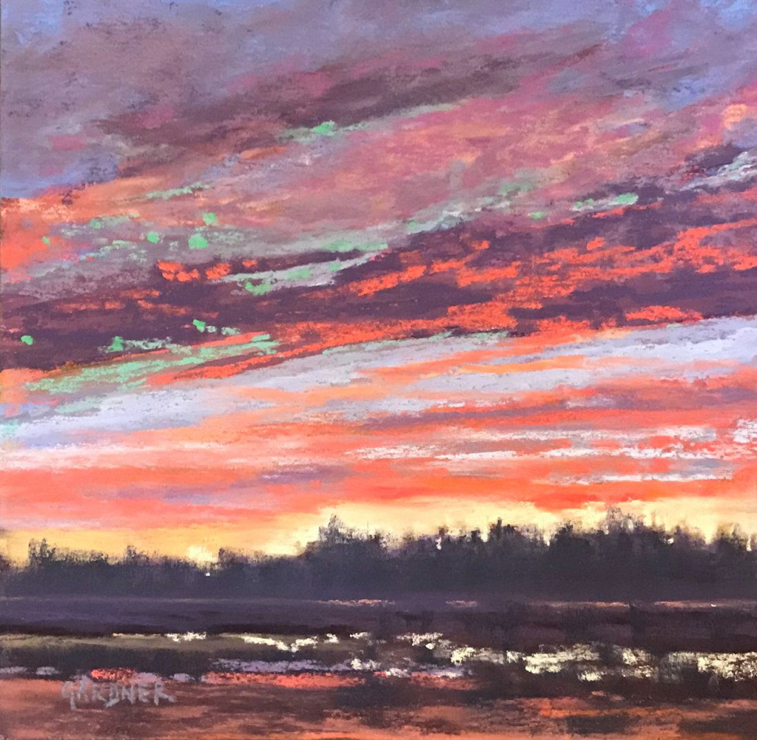 Copley Society: Red Sky, Dina Gardner (1 of 2)