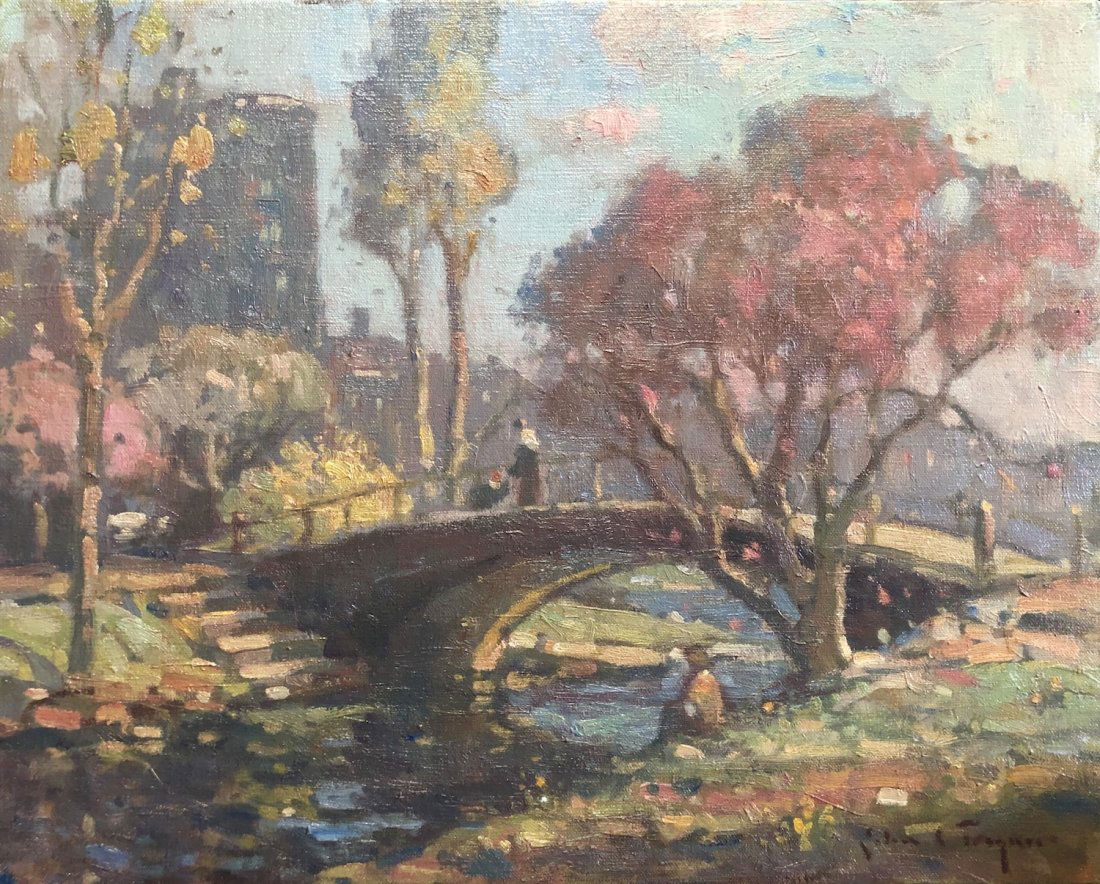 Copley Society: Esplanade, Boston, John C. Traynor (1 of 2)