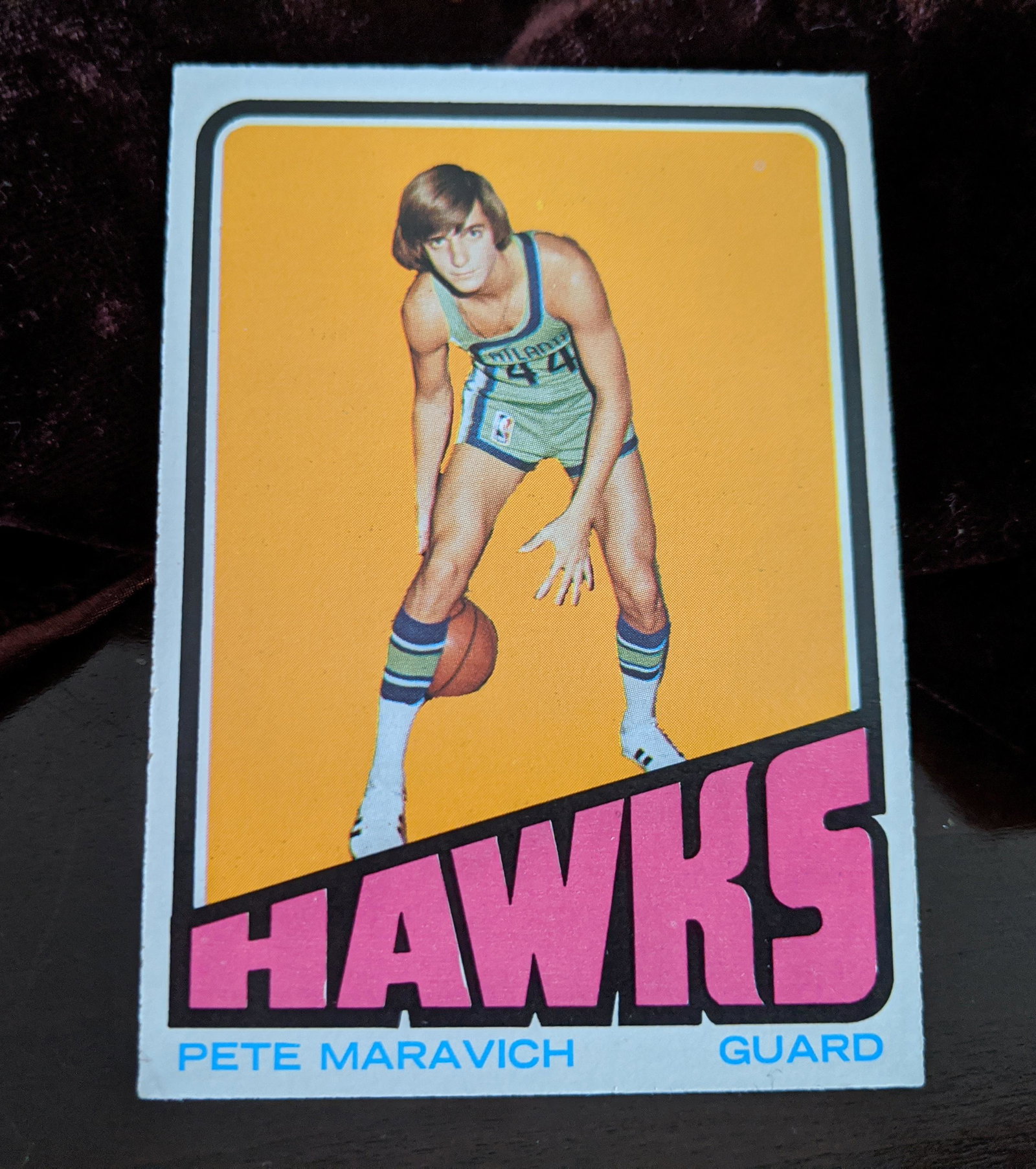 1968 NBPA Pete Maravich #5: An ungraded NBA Properties Pete Maravich #5. Maravich is widely regarded as one of the greatest players in basketball history and was one of the youngest players ever inducted into the Naismith Memori