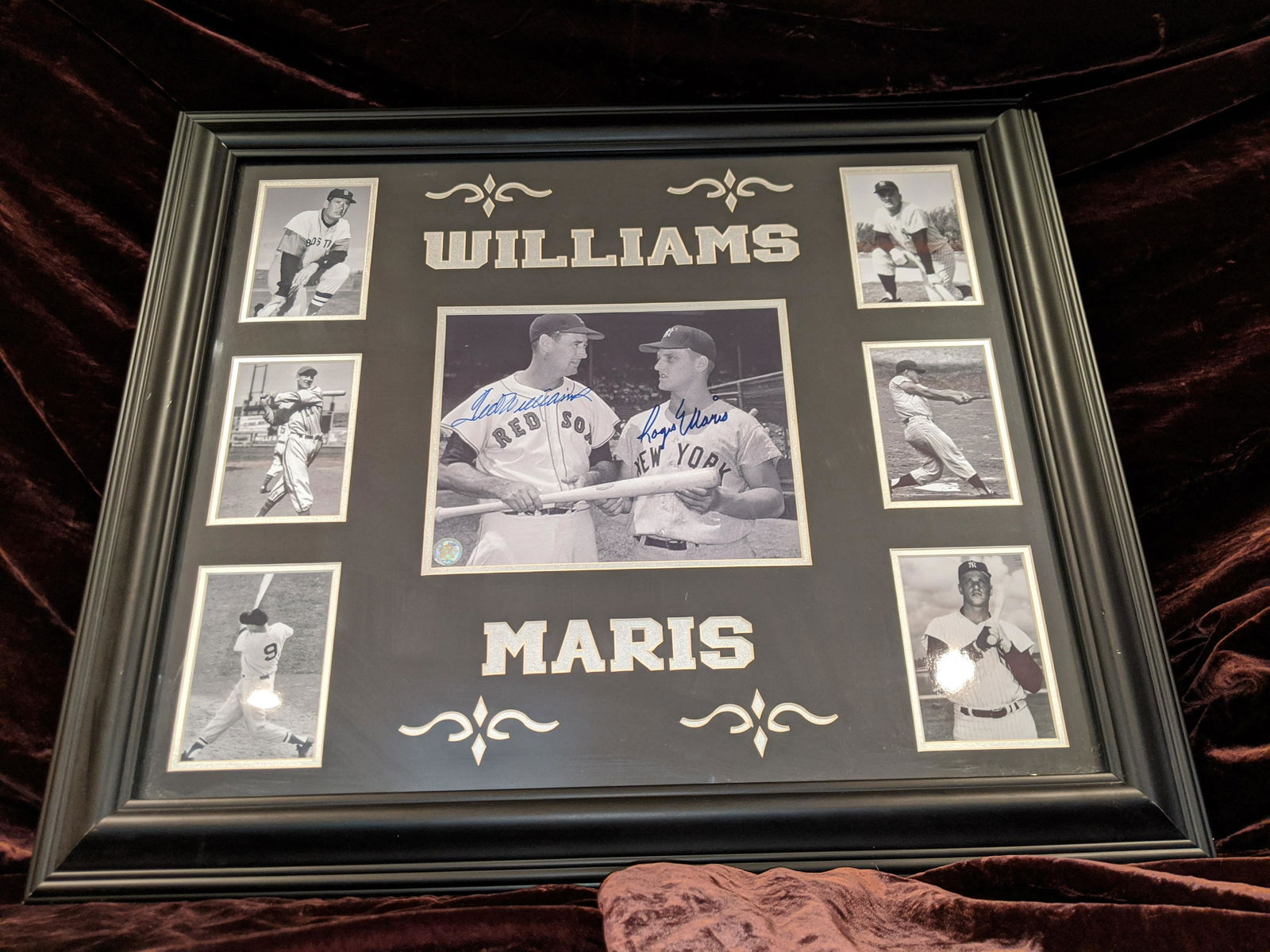 Ted Williams and Roger Maris autographed photo (1 of 5)
