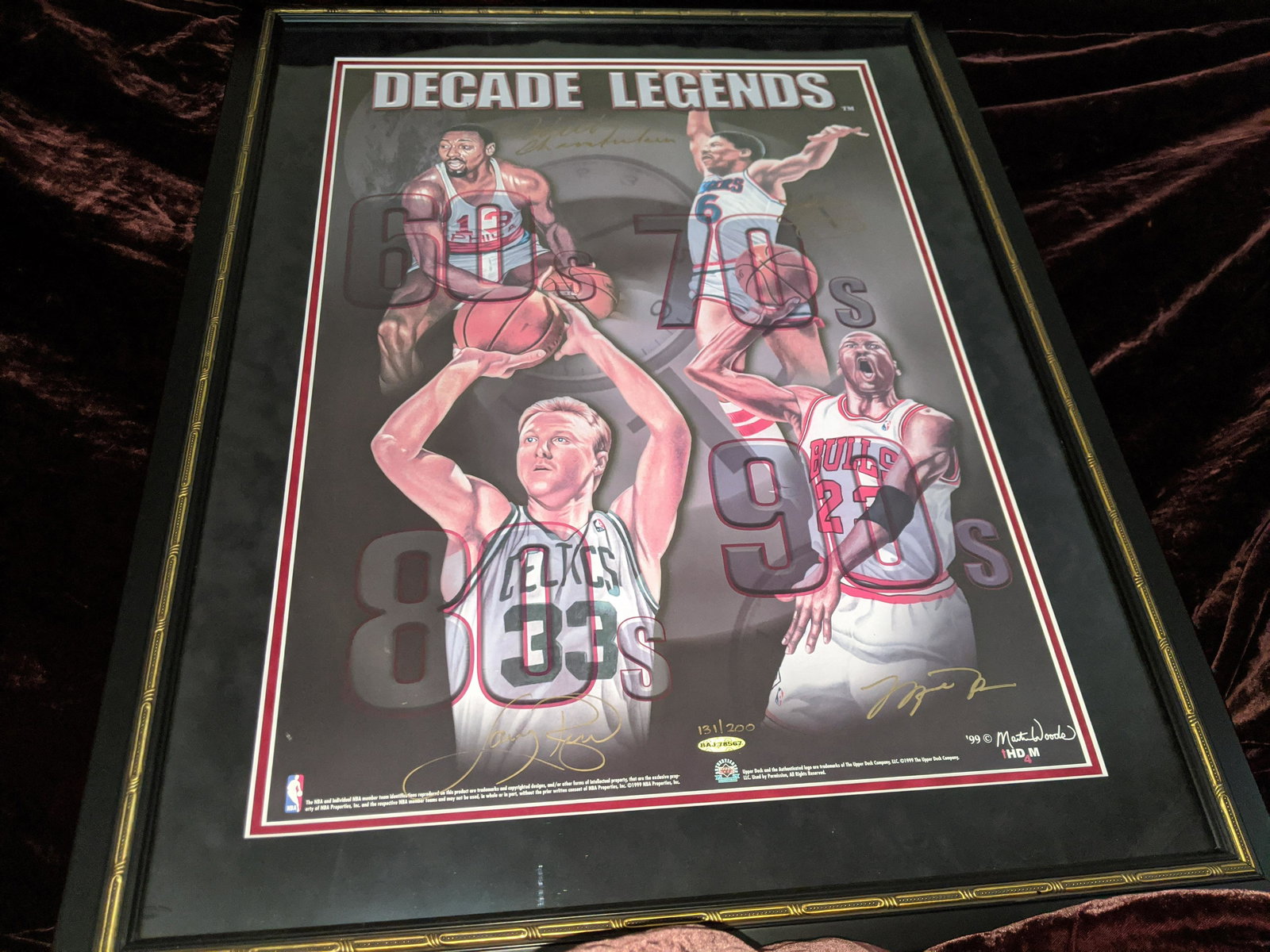 Upper Deck witnessed Jordan, Bird, Erving, Chamberlain