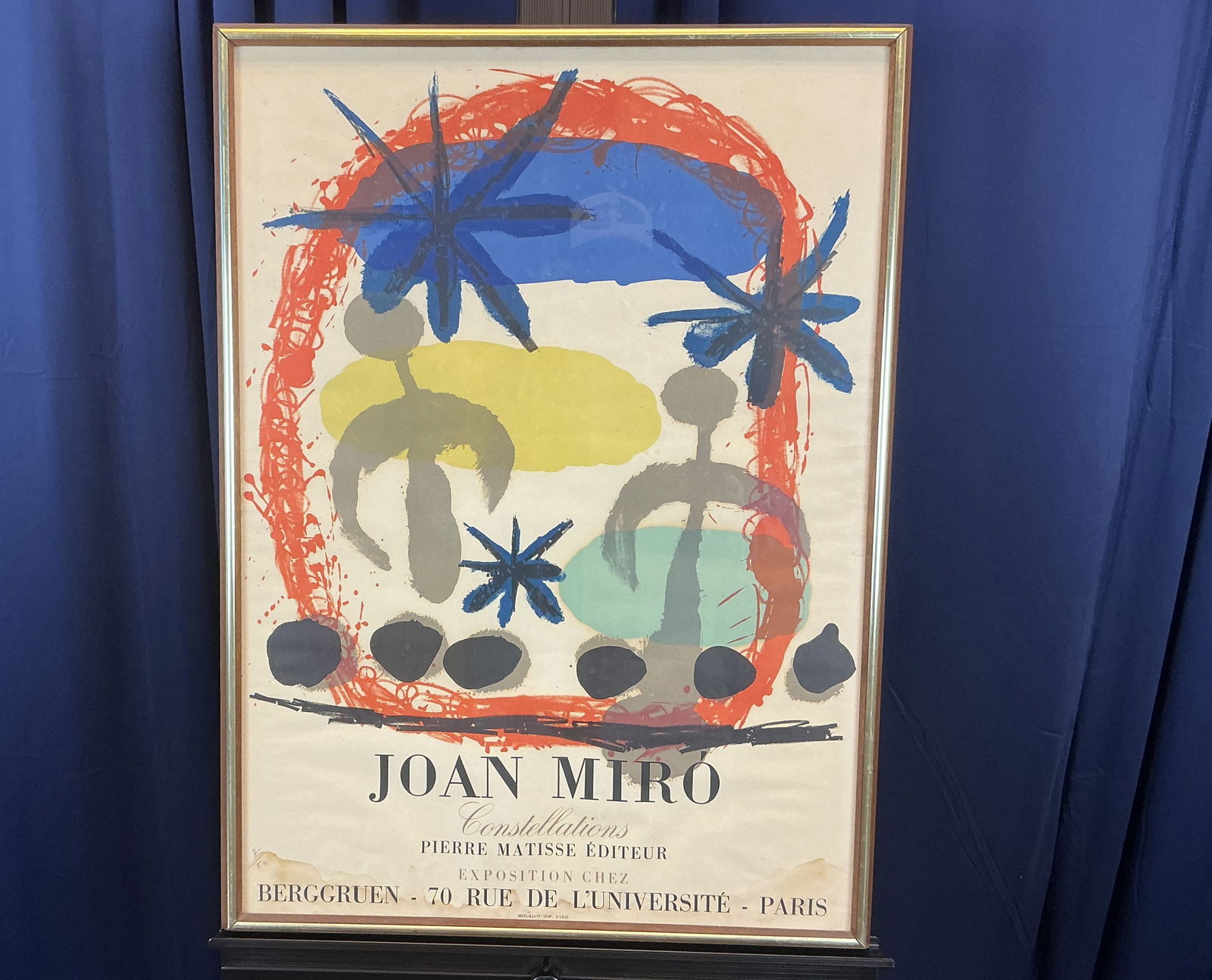 "CONSTELLATIONS" JOAN MIRO EXHIBITION POSTER 1959 (1 of 5)