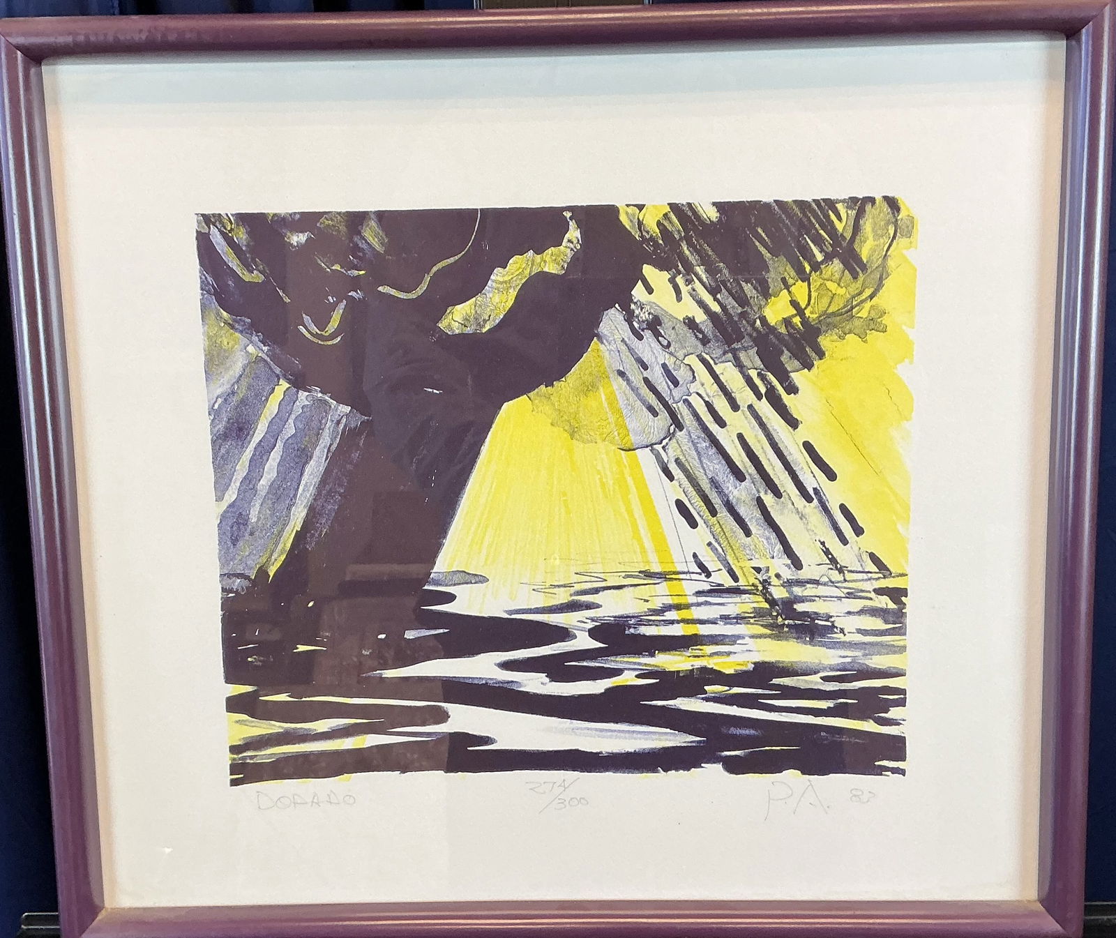 "DORADO" COLOR LITHOGRAPHY SIGNED AND NUMBERED 274/300 BY PETER ALEXANDER` (1 of 3)