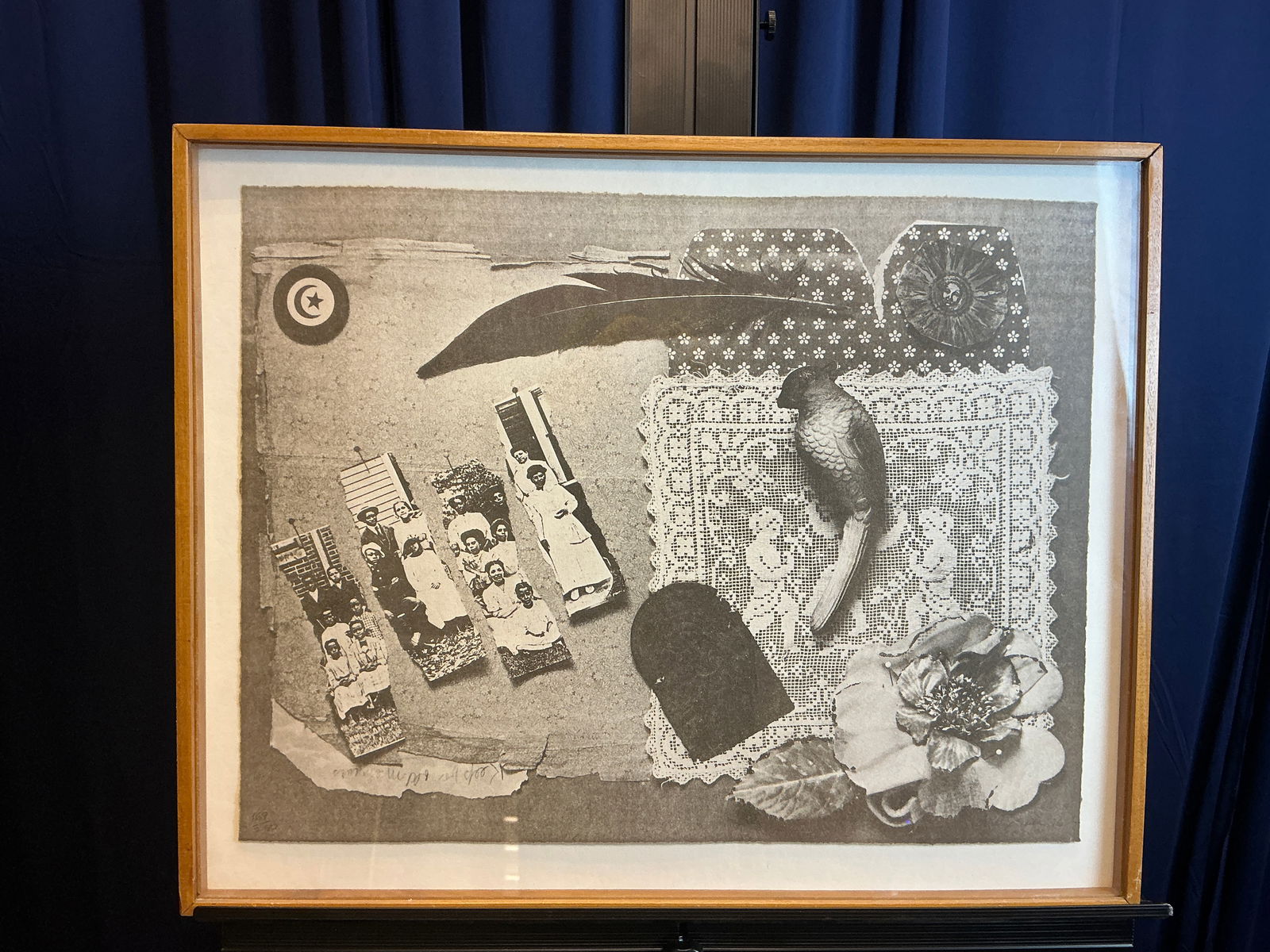 "FRAGMENTS" LITHOGRAPH BY BETYE SAAR SIGNED NUMBERED 169/250 (1 of 3)