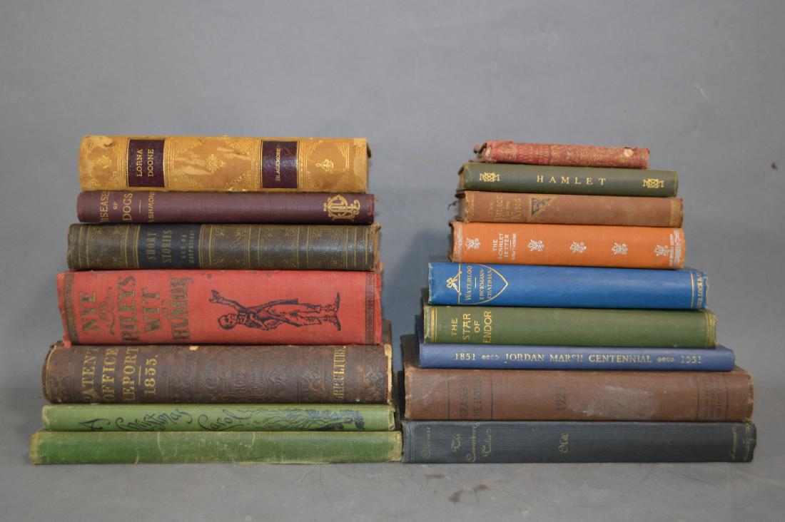 LOT OF 19TH AND EARLY 20TH C. BOOKS INCLUDES DISEASES (1 of 3)