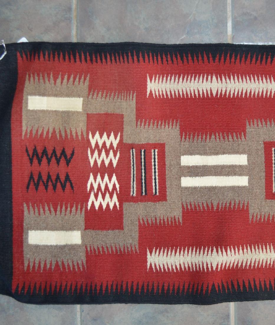 NAVAJO GANADO STORM RUG. 20" x 34.5": NAVAJO GANADO STORM RUG. 20" x 34.5"