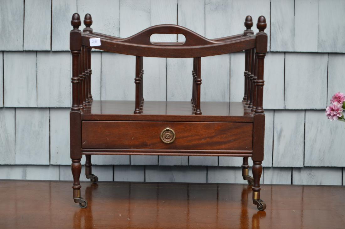 ANTQUE MAHOGANY CANTERBERRY: ANTQUE MAHOGANY CANTERBERRY