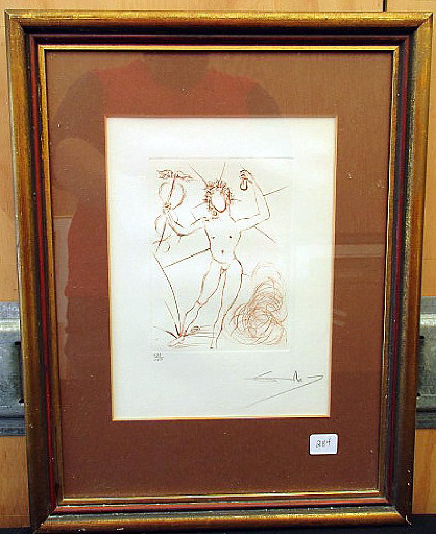 "HERMES" PENCIL SIGNED PRINT BY SALVADOR DALI (1 of 3)