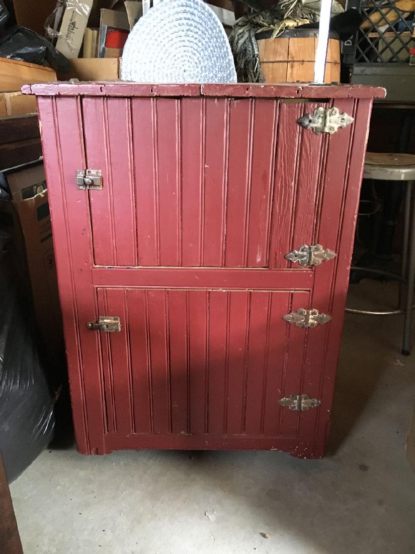 BEAD BOARD LIFT TOP CABINET: BEAD BOARD LIFT TOP CABINET 33"X 24" X 24"