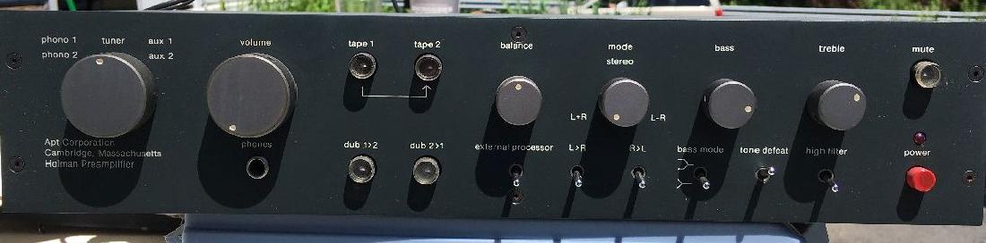 APT HOLMAN PREAMPLIFIER: APT HOLMAN PREAMPLIFIER