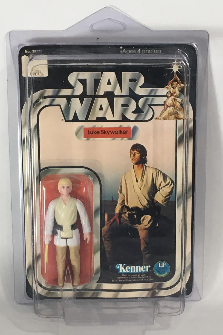 STAR WARS LUKE SKYWALKER 12 BACK ACTION FIGURE, MIB (1 of 2)