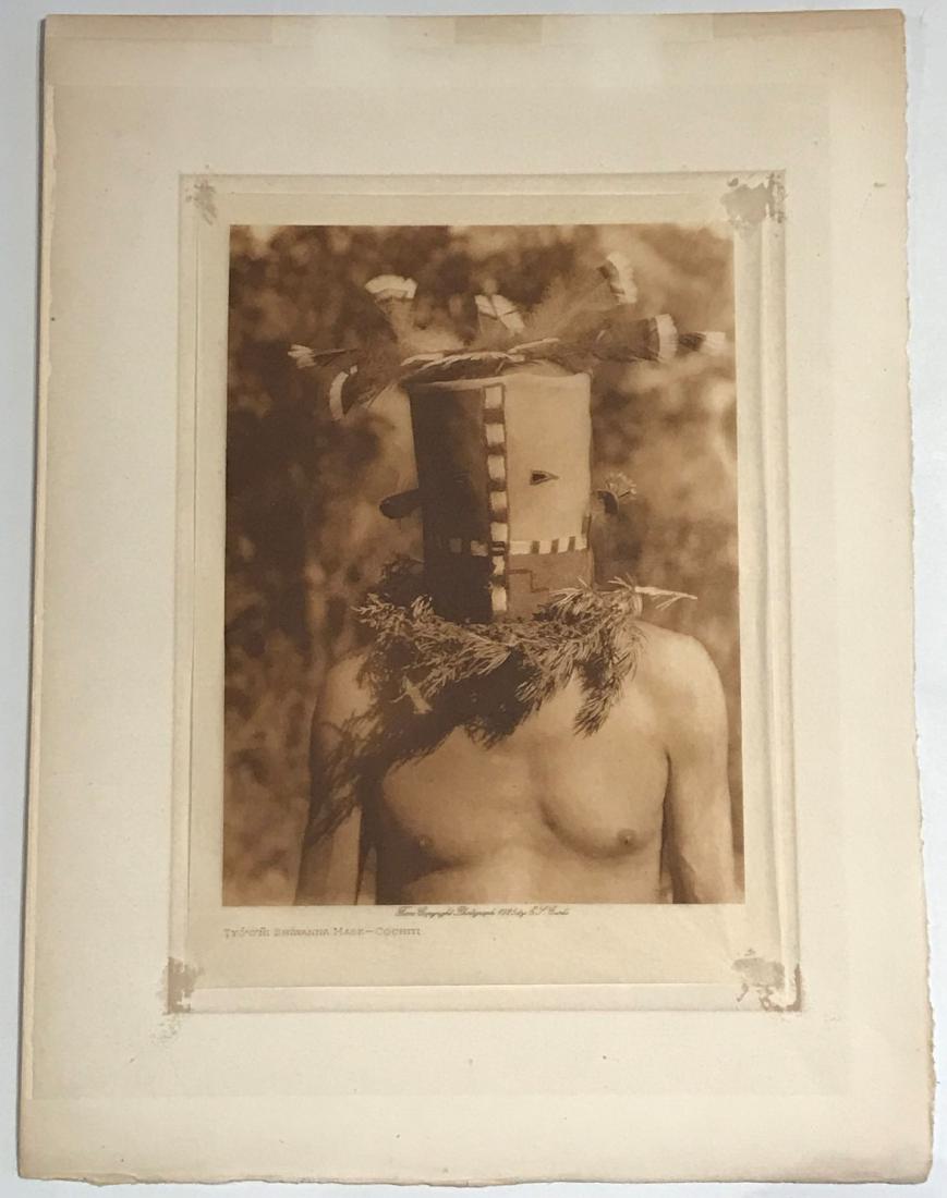 EDWARD CURTIS ORIGINAL PHOTOGRAVURE ON TISSUE " (1 of 4)