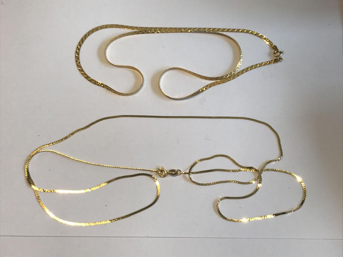 3 14K GOLD NECKLACES 7.14 GRAMS (1 of 3)