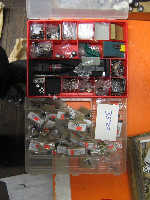 CHROME FIGURAL BOLTS WITH DRILL: MISCELLANEOUS CHROME FIGURAL BOLTS WITH DRILL.THESE ITEMS ARE FROM THE FINAL INVENTORY OF THE LATE LEATHER CRAFTSMAN HOWARD VERA ALL PIECES ARE OF THE FINEST QUALITY LEATHER AND WERE ASSEMBLED BY HAND