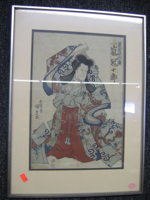 19TH C. JAPANESE WOODBLOCK PRINT