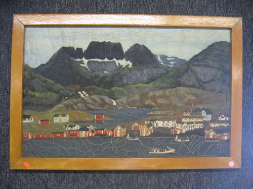 OIL ON CANVAS PAINTING BY HANS SEIVAG, NORWAY,