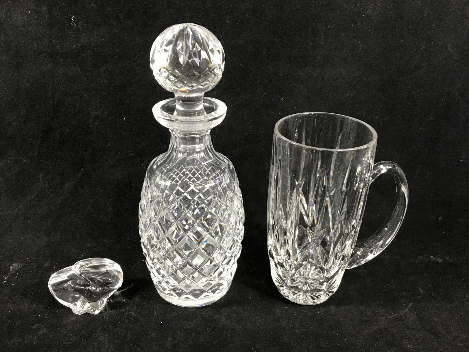 7" WATERFORD CRYSTAL MUG, IN BOX, 11" WATERFORD CRYSTAL (1 of 3)