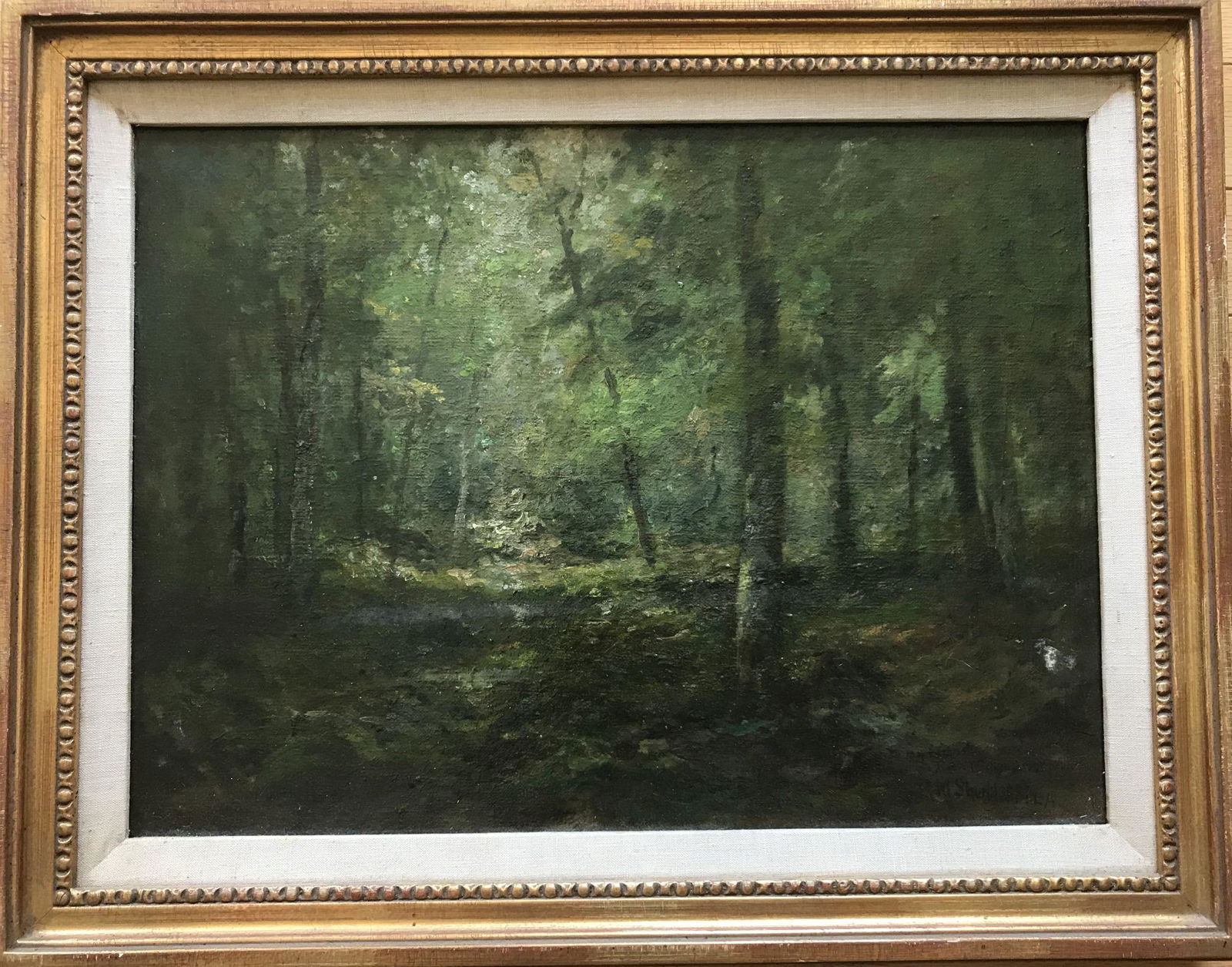 ROSWELL MORSE SHURTLEFF LANSCAPE PAINTING OIL ON (1 of 4)