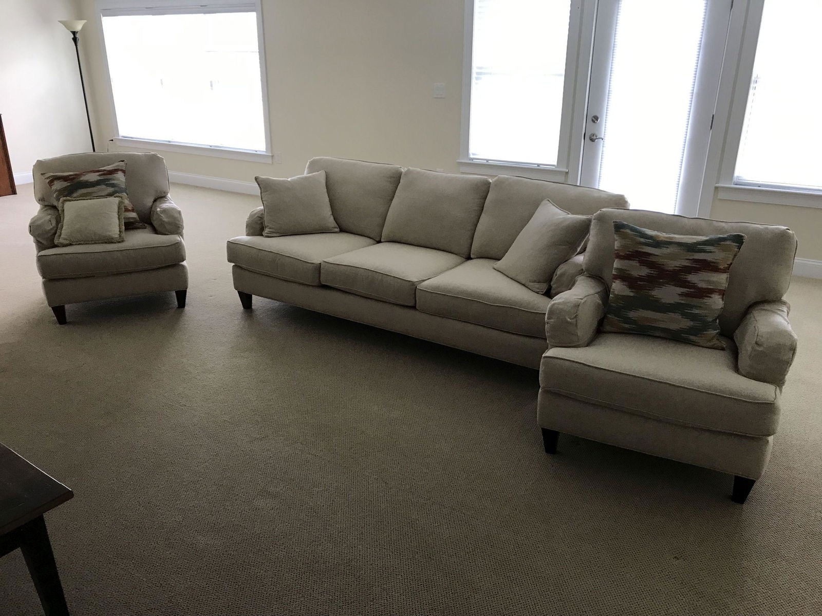 THREE PIECE LIVING ROOM FURNITURE SUITE BY ROBIN BRUCE (1 of 4)