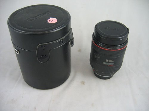 LIKE NEW CANON EF 28-80MM 2:8-4 L LENS W/ SHADE
