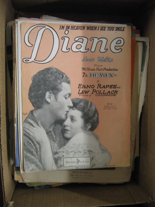 SHEET MUSIC AND SONG BOOKS, 200+