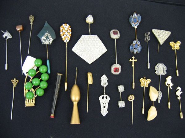 GROUPING VICTORIAN STICK PINS