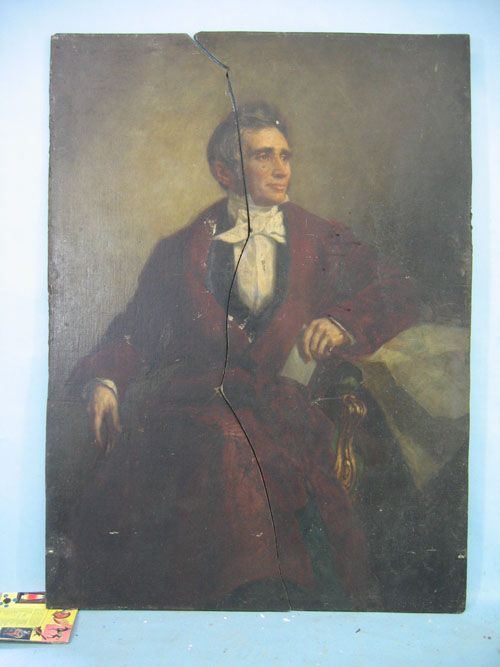 LARGE 19TH C. OIL PAINTING OF ANDREW JACKSON