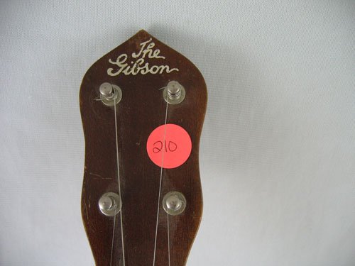 EARLY GIBSON BANJO/UKELELE WITH RESONATOR BAC - 2