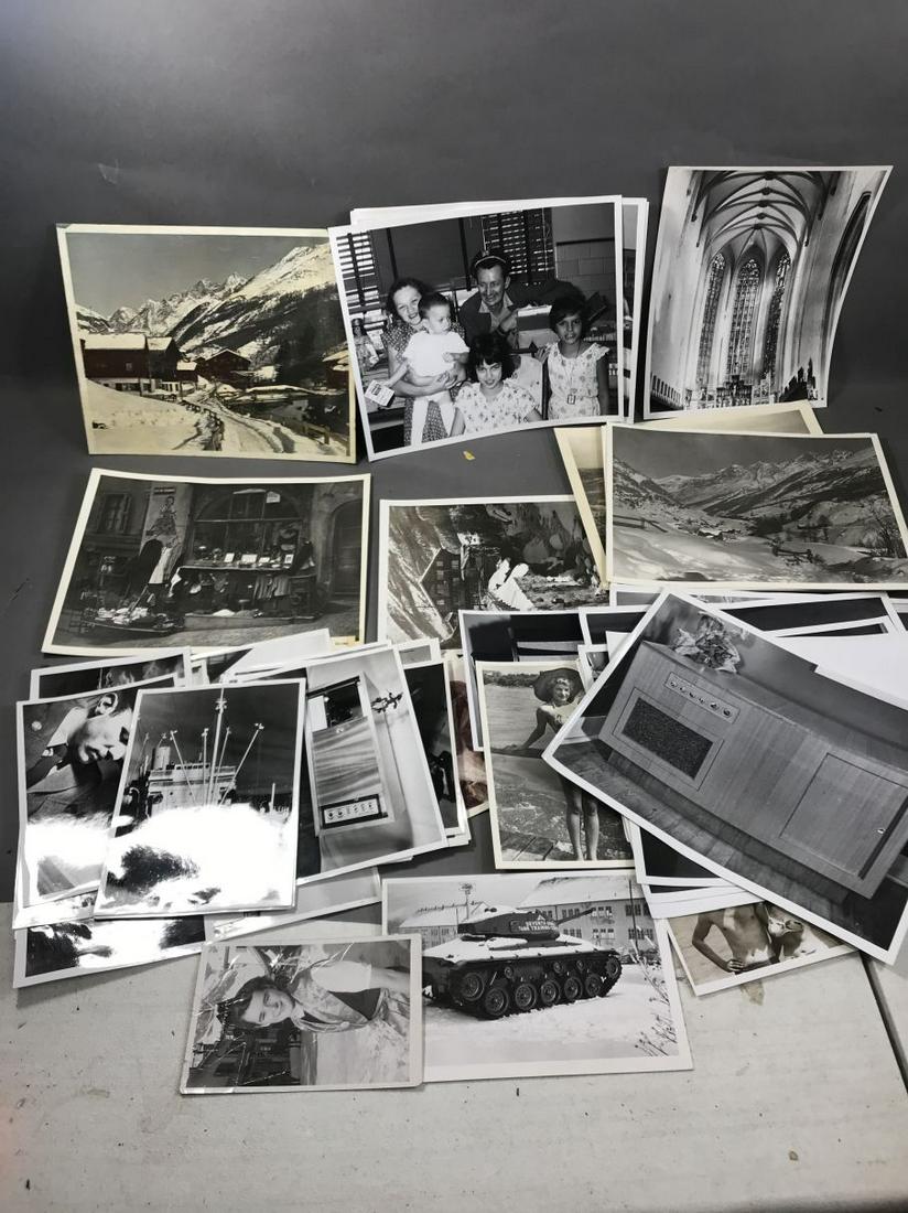 LOT OF 40+ GORDON C BROWN PHOTOS VARIOUS SIZES,: LOT OF 40+ GORDON C BROWN PHOTOS VARIOUS SIZES, 1940-1950. THE LINCOLN ESTATE OF TURNERS FALLS