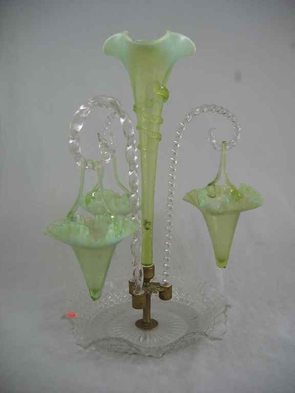 19TH CENTURY EPERGNE: 19TH CENTURY EPERGNE