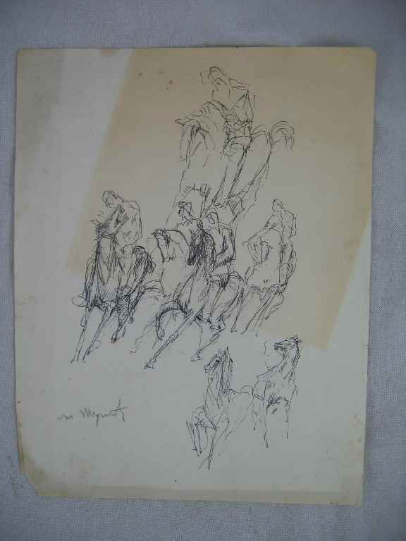 EQUESTRIAN STUDY BY WILLIAM MEYEROWITZ: EQUESTRIAN STUDY BY WILLIAM MEYEROWITZ