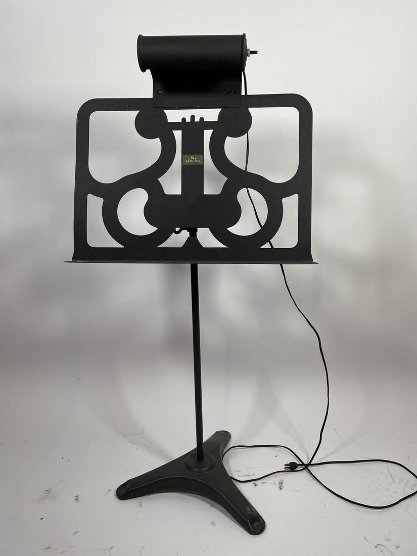 HAMILTON PROFESSIONAL QUALITY MUSIC STAND, 41" TALL,: HAMILTON PROFESSIONAL QUALITY MUSIC STAND, 41" TALL, EXTENDS UP TO 63" TALL