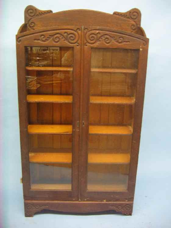 2 DOOR VICTORIAN BOOKCASE