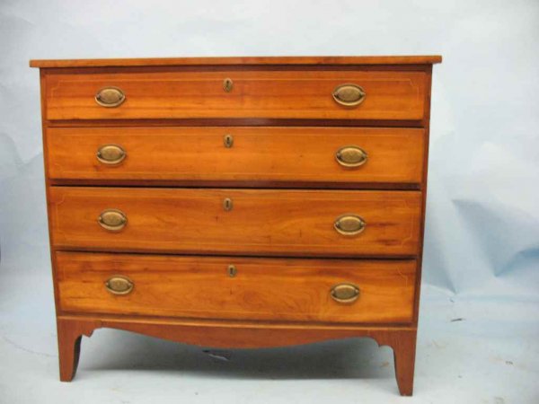 19TH CENTURY HEPPLEWHITE CHEST REFINISHED: 19TH CENTURY HEPPLEWHITE CHEST REFINISHED