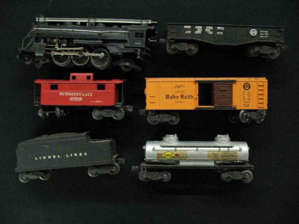 LIONEL 0 GAUGE TRAIN SET INC. ENGINE 027: LIONEL 0 GAUGE TRAIN SET INC. ENGINE 027