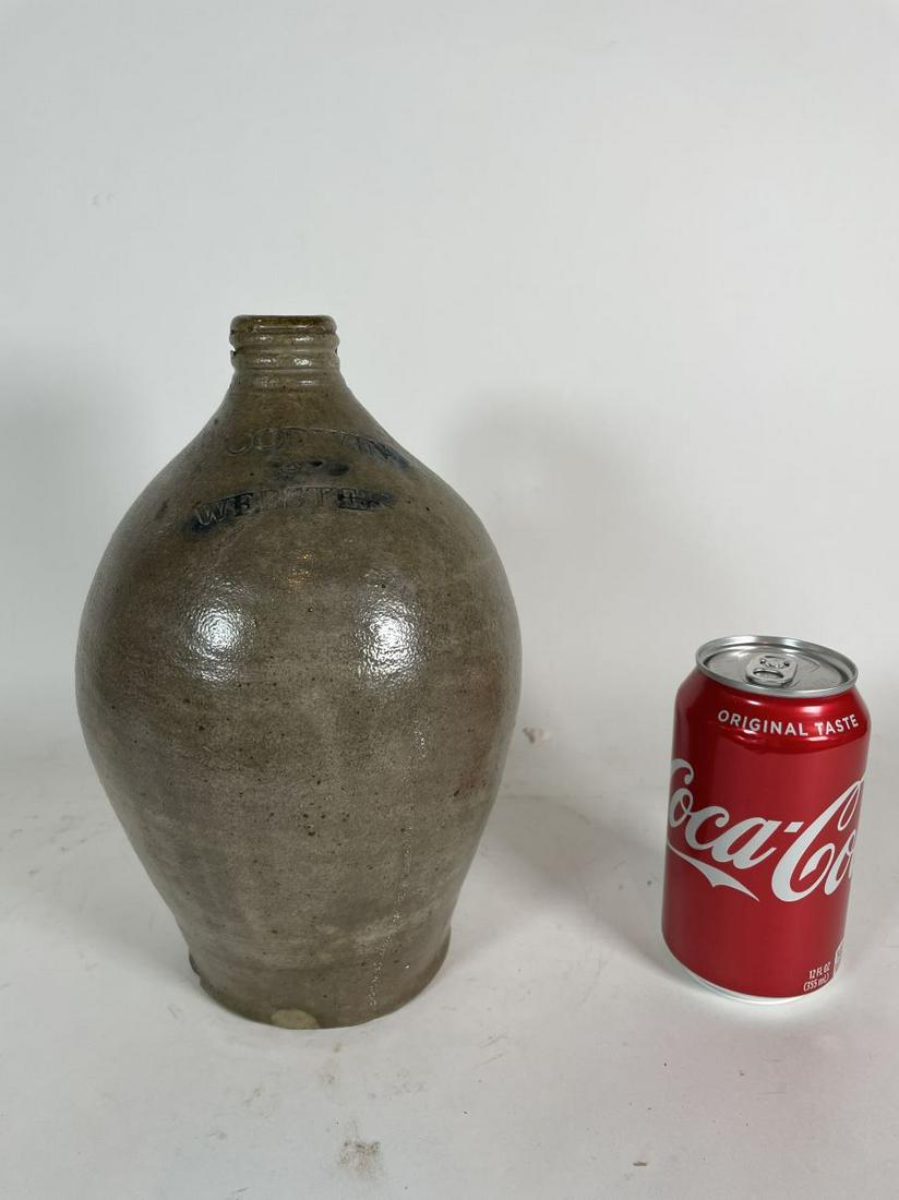 A 9.25" GOODWIN AND WEBSTER OVOID JUG, SEE PAGE 33 (1 of 4)