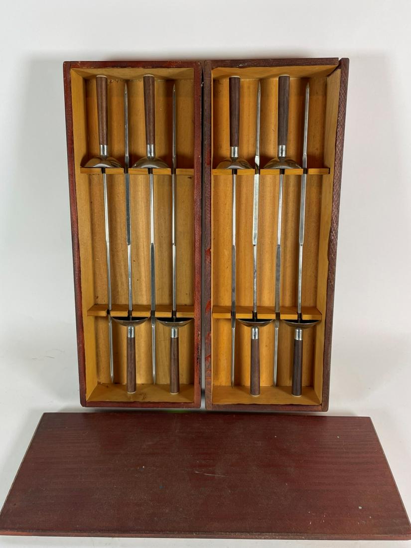 A SET OF EIGHT MCM FENCING SWORD SHISH KABOB SKEWERS (1 of 2)