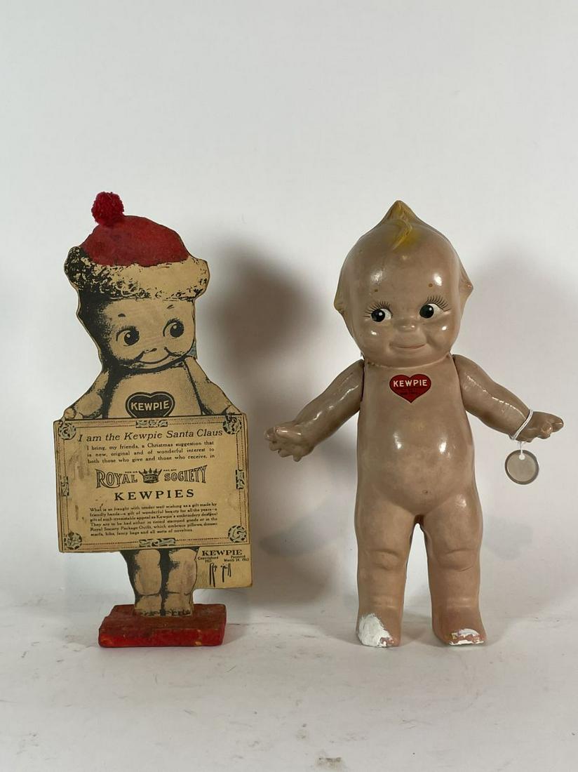 A ROSE ONEILL COMPOSITION KEWPIE DOLL WITH A 1913 (1 of 5)