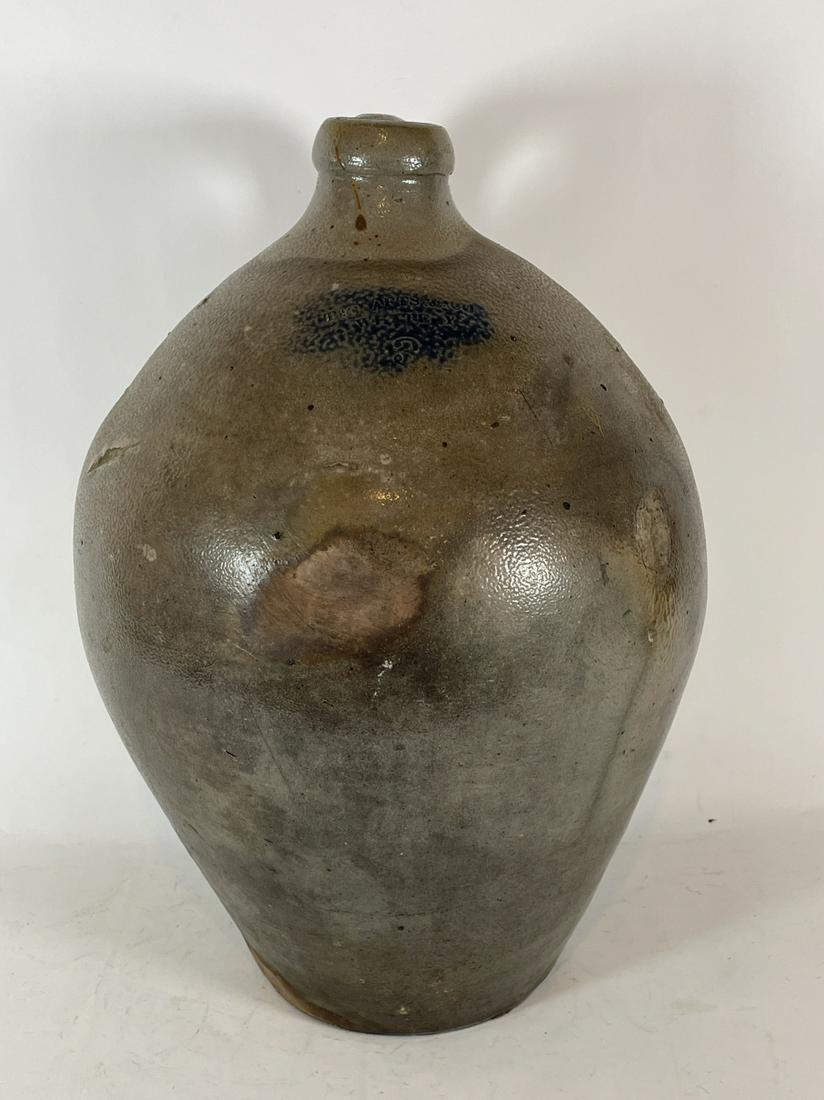 A T CRAFTS AND CO. 3 GALLON STONEWARE JUG 16" X 10" IN (1 of 4)