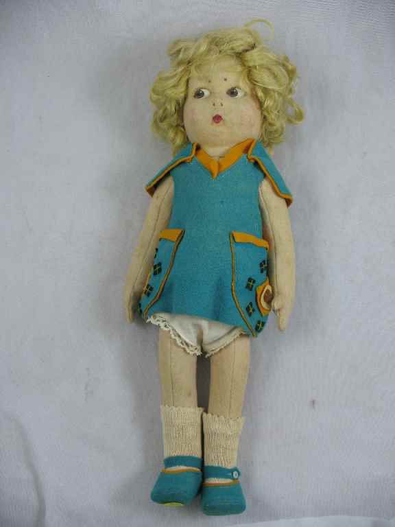 SHIRLEY TEMPLE LENCI DOLL: SHIRLEY TEMPLE LENCI DOLL