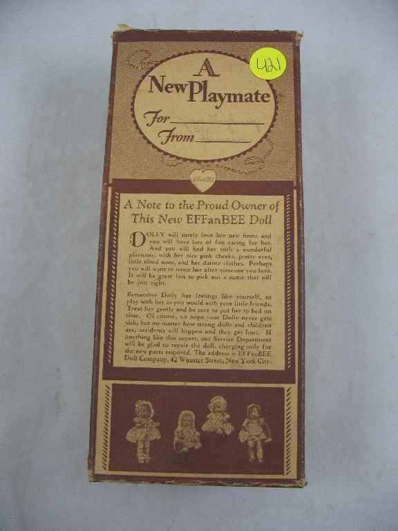 PATSY BABYETTE EFFANBEE DOLL IN ORIGINAL BOX: PATSY BABYETTE EFFANBEE DOLL IN ORIGINAL BOX