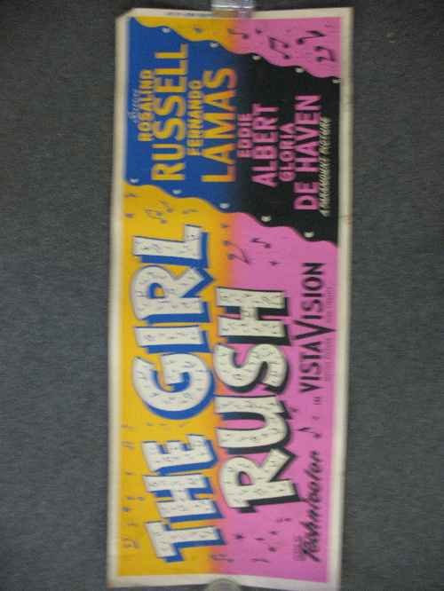 MOVIE POSTER "THE GIRL RUSH"