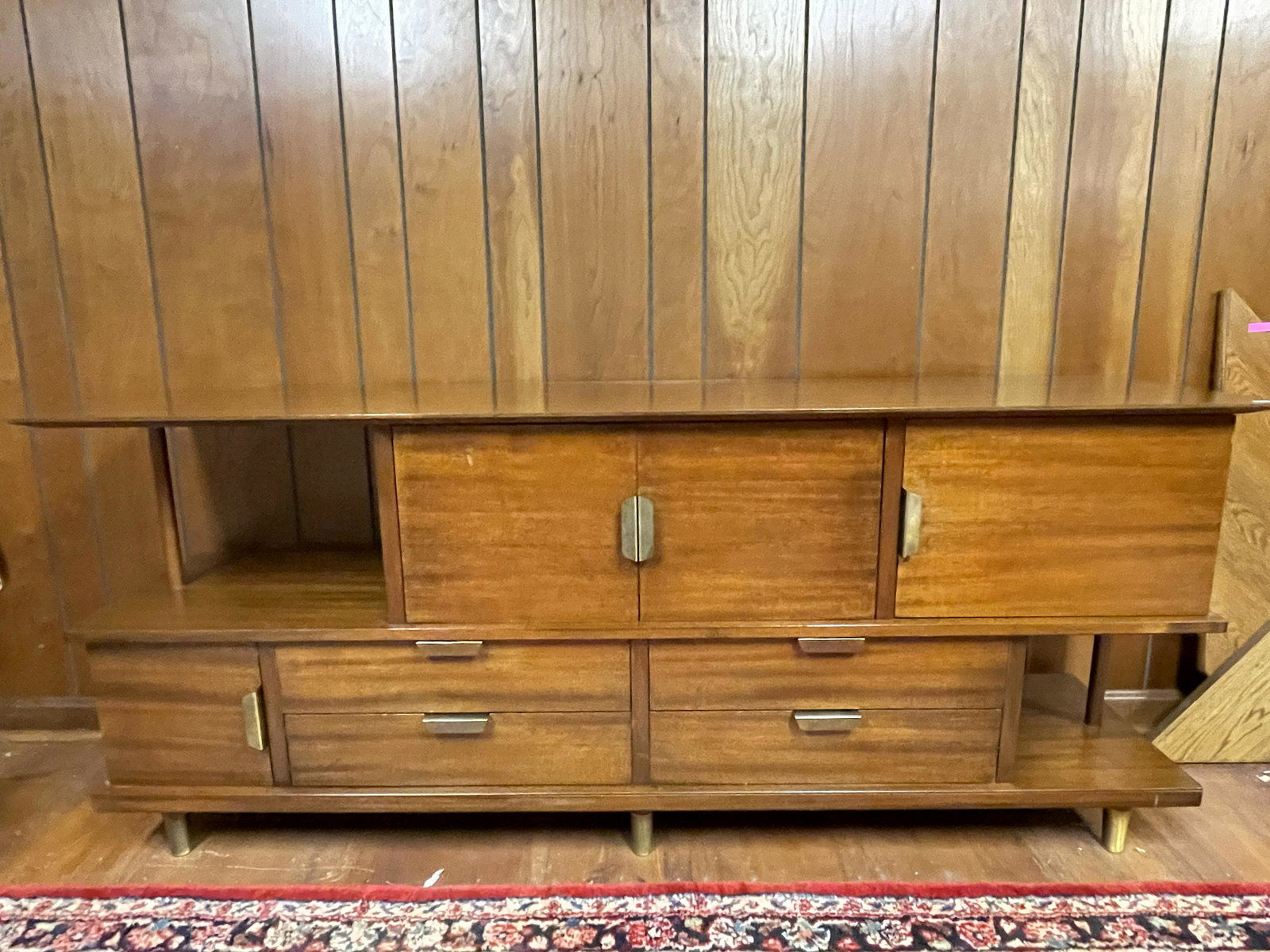 MIDCENTURY MODERN CABINET 70" X 17" X 29.5" (1 of 16)