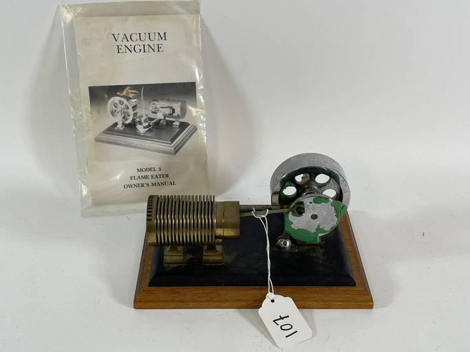 Vacuum Engine Model 3 Flame Eater Made By Solar Engines